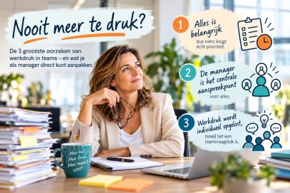 workshop nooit meer te druk 3 belangrijkste redenen